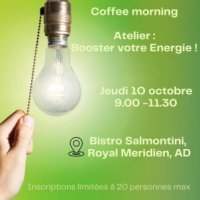 COFFEE MORNING : BOOSTER VOTRE NRJ !