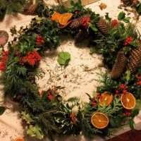 ATELIER FLORAL COURONNE DE NOËL 