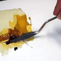INITIATION PEINTURE A L'HUILE AU COUTEAU (1/2)